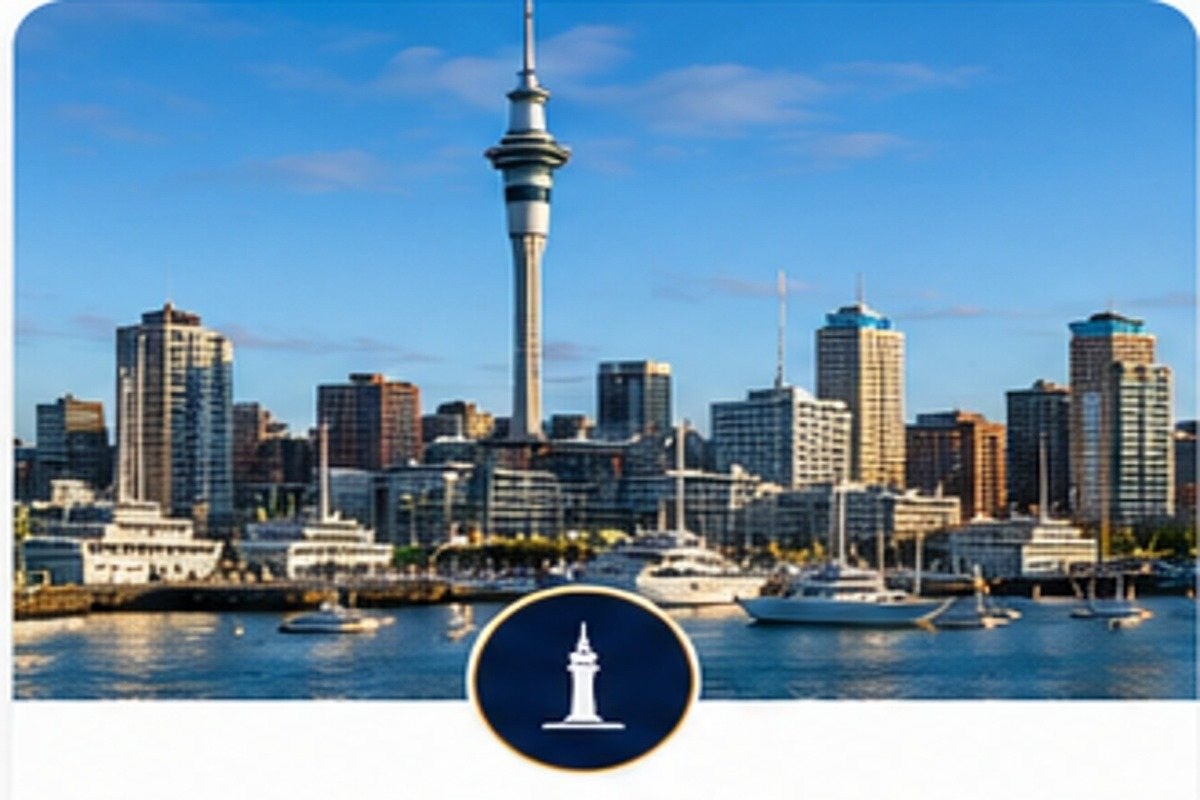 Auckland New Zealand skyline